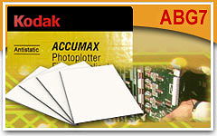 ��������������� ������ Kodak Accumax Photoplotter Film ABG7 406x508 mm / 100 sheet