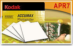 ��������������� ������ Kodak Accumax Photoplotter Film APR7 508x610 mm / 100 sheet
